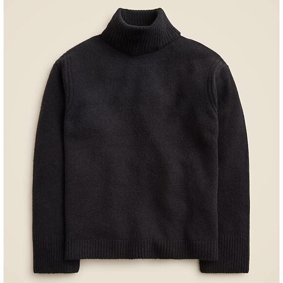 J. Crew Turtleneck sweater in Supersoft yarn black size small - Picture 2 of 5